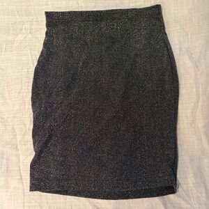 Triangl Swim Lurex Black Skirt